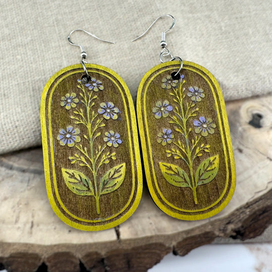 Heirloom Cottage Flower Earrings