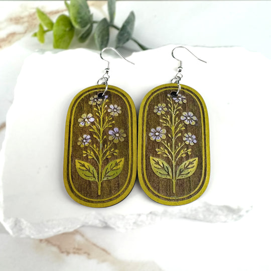 Heirloom Cottage Flower Earrings