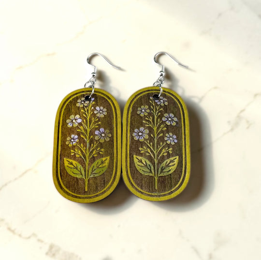 Heirloom Cottage Flower Earrings
