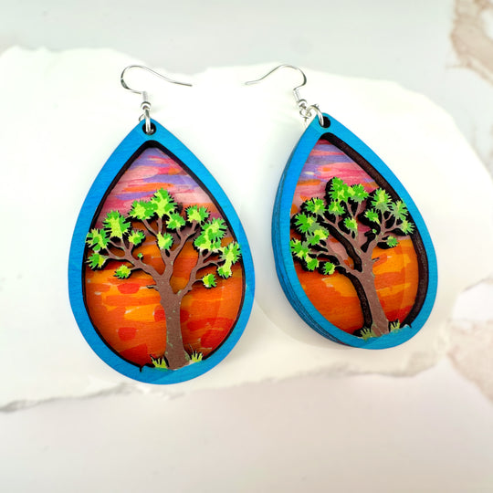 Painted Desert Joshua Tree Earrings
