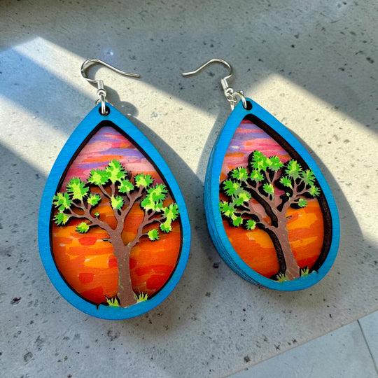 Painted Desert Joshua Tree Earrings