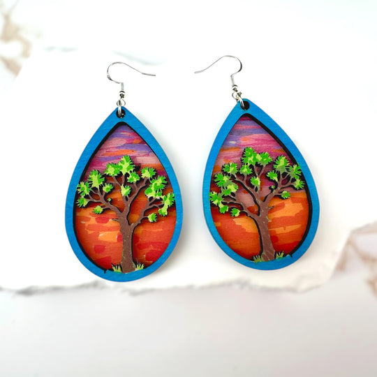 Painted Desert Joshua Tree Earrings