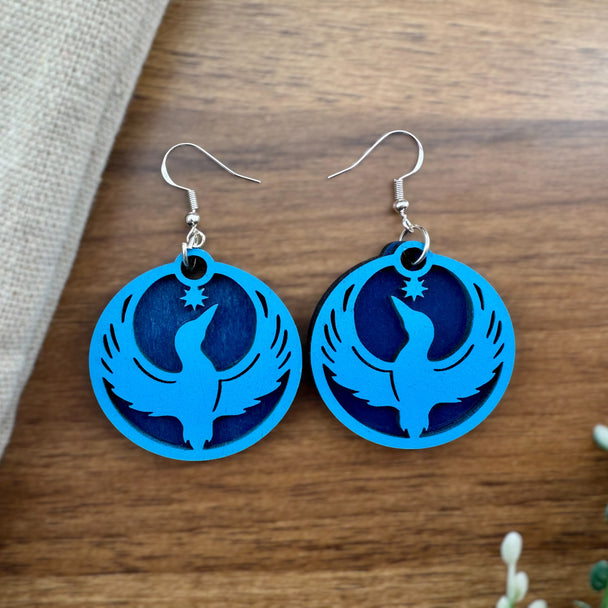 Minnesota Resist Small Loon Earrings
