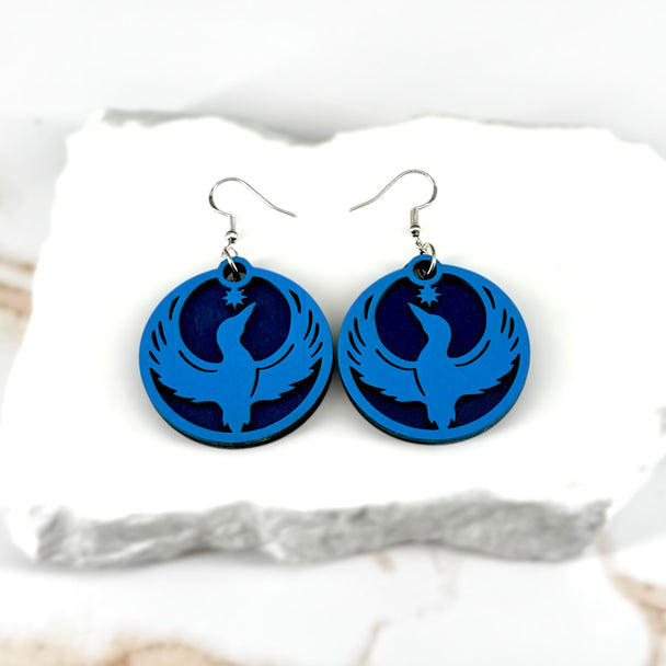 Minnesota Resist Small Loon Earrings