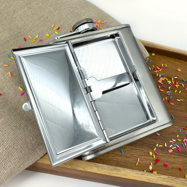 Sugar Rush Flask with Hidden Compartment