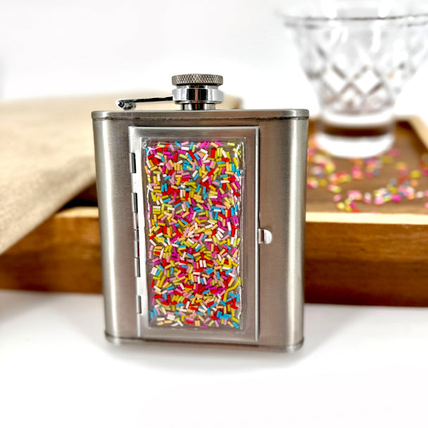 Sugar Rush Flask with Hidden Compartment