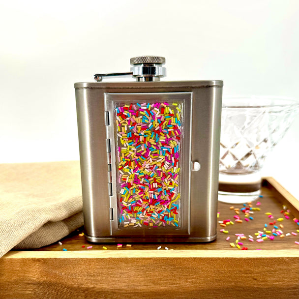 Sugar Rush Flask with Hidden Compartment