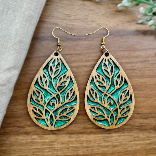 Verdant Veil Earrings