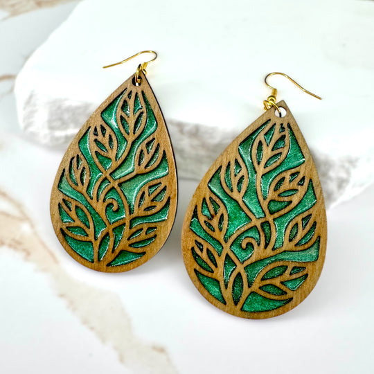 Verdant Veil Earrings