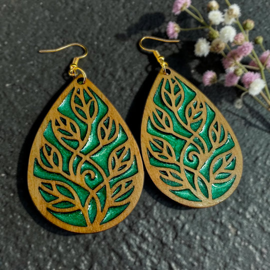Verdant Veil Earrings